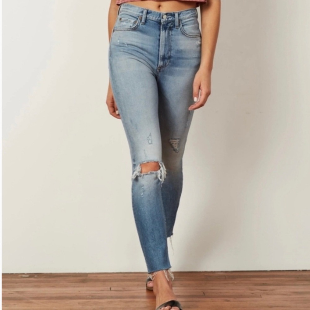 Free People Boyish Women's Zachary High Rise Ankle Distressed Jeans 26 $218